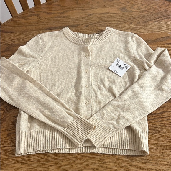 American Eagle Outfitters Beige Women's Cardigan - Picture 1 of 5